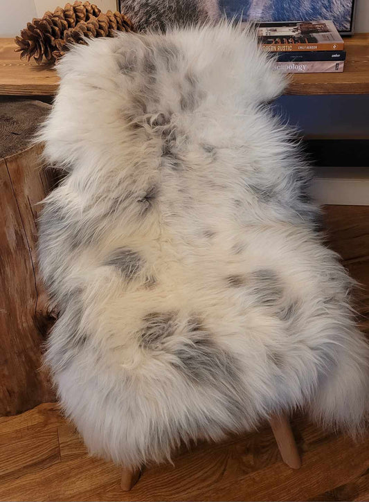 Spotted Natural Sheepskin