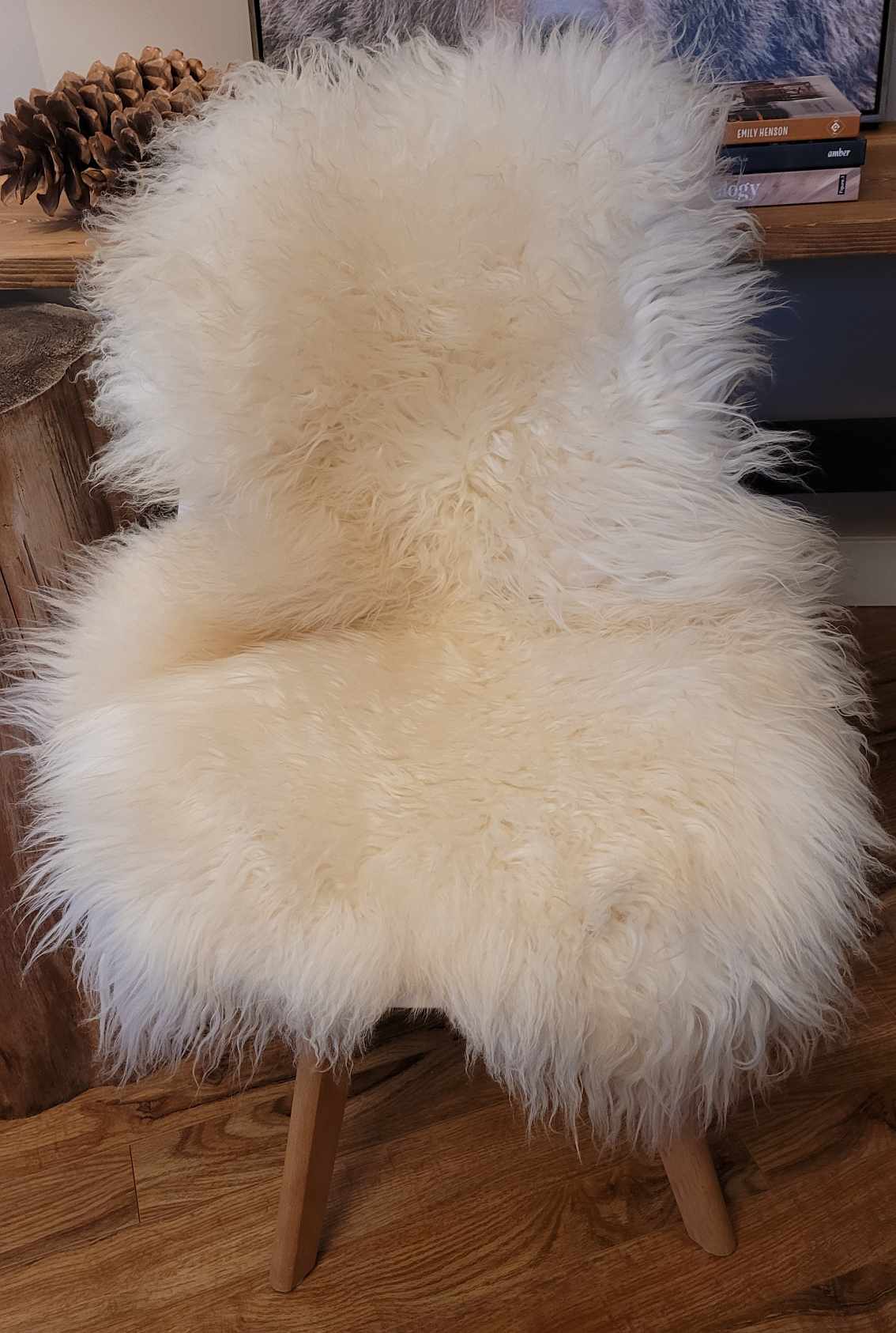 White Icelandic Sheepskin